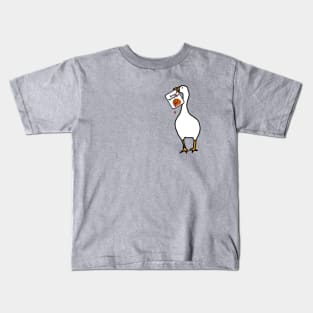 Small Vampire Goose with Stolen Halloween Horror Card Kids T-Shirt